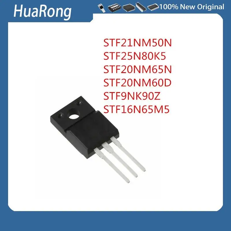 10PCS/LOT    STF21NM50N   STF25N80K5   STF20NM65N    STF20NM60D STF9NK90Z    STF16N65M5     TO-220F