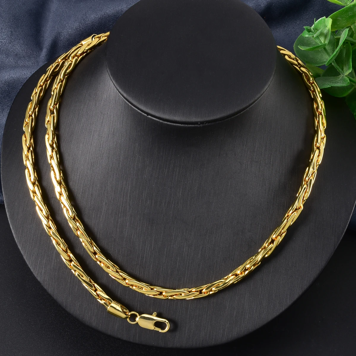 

Модное медное ожерелье, браслет, комплект ювелирных изделий для женщин, роскошное позолоченное ожерелье цвета Дубая, мужские цепочки, ювелирные изделия, подарок