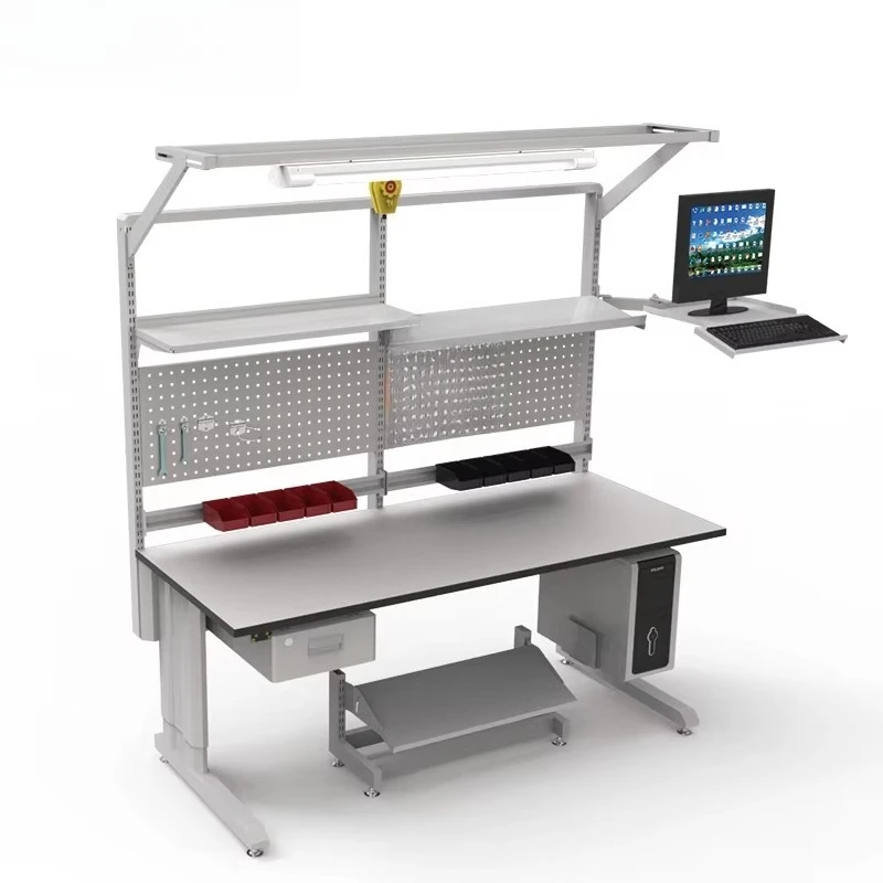 

Adjustable and fixed type standard workbench