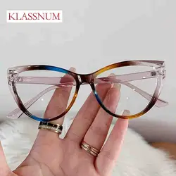 Vintage kedi göz gözlük çerçeve kadınlar mavi işık gözlük optik plastik şeffaf gözlük erkekler miyopi gözlük Unisex okuma Glasse