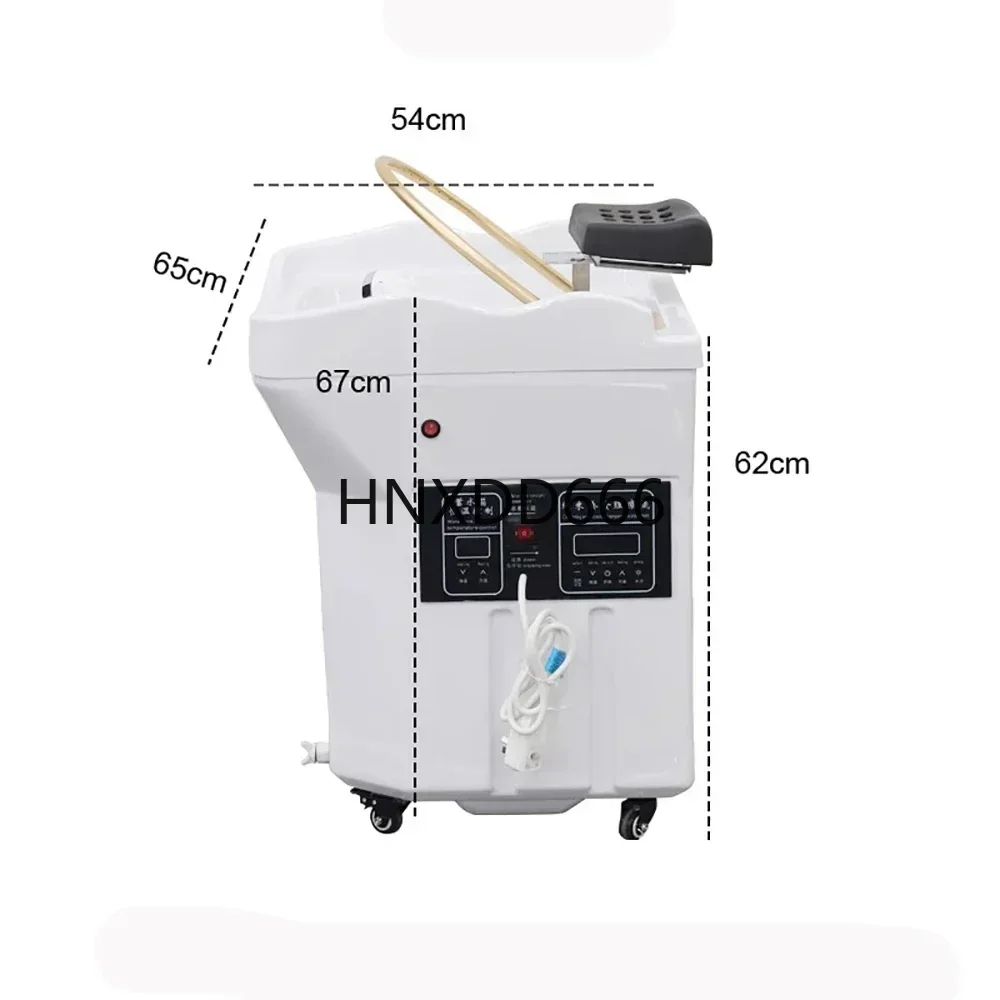 

Fashion Luxury Head Spa Modern Simple Personalized Trendy Hair Shampoo Bed Portable Unique Cadeira De Barbearia Furniture