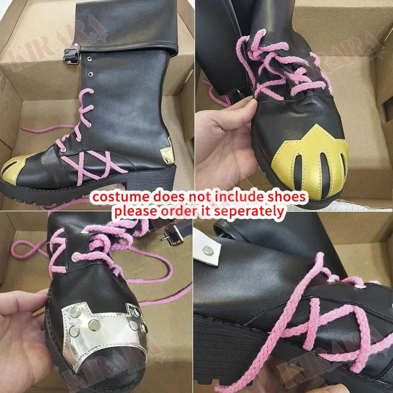 

Костюм для косплея CyJinx, длинный парик с хвостиком для аниме Arcane Jinx, обувь для косплея, ботинки, аниме, события, Comic Con, женские наряды для вечеринок