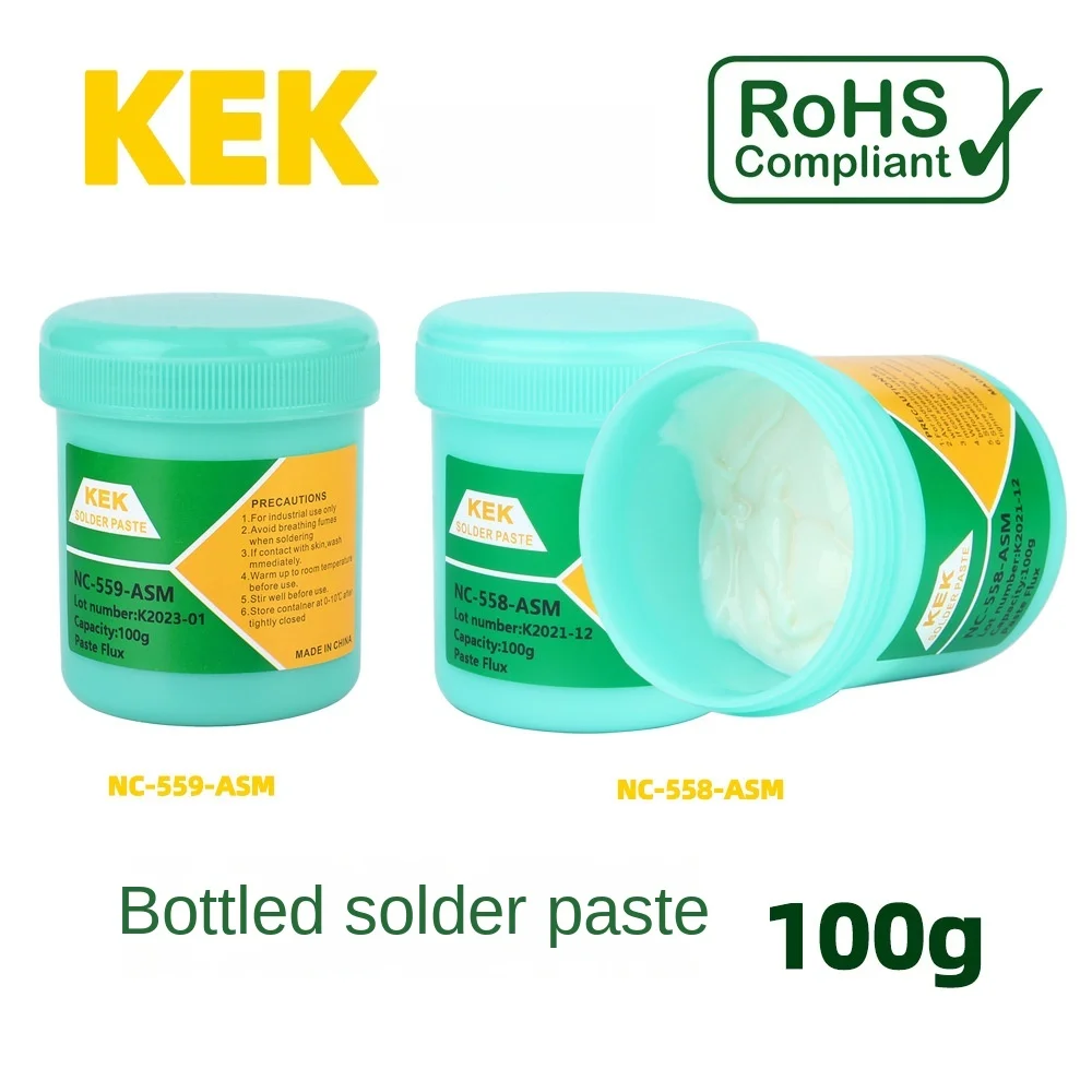 KEK Factory NC-559-ASM 218 558 223 Repair Solder Paste Ball Planting Repair 100g/Bottle