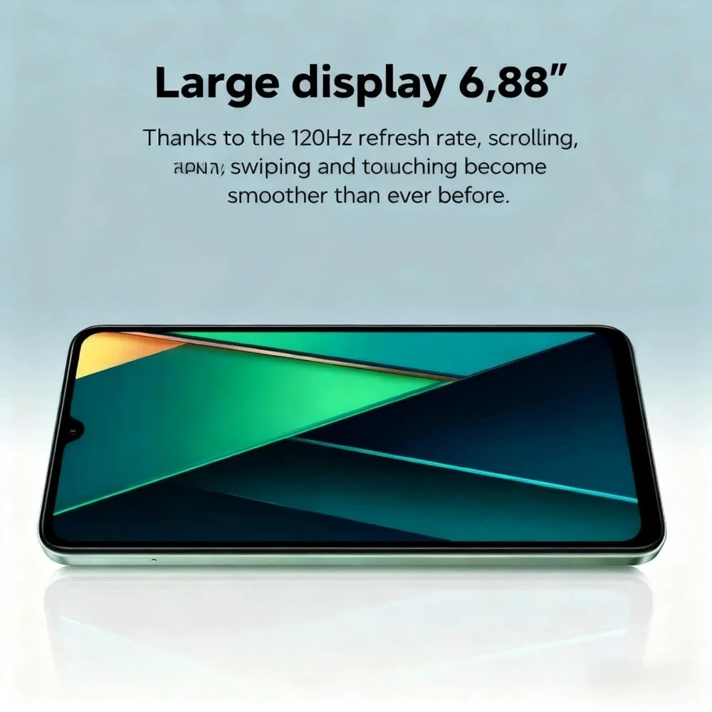 POCO C75 スマートフォン 6.88インチ 120Hzディスプレイ 50MP AIカメラ 5160mAhバッテリー MediaTek Helio G81 ウルトラモバイルフォン スマートフォン