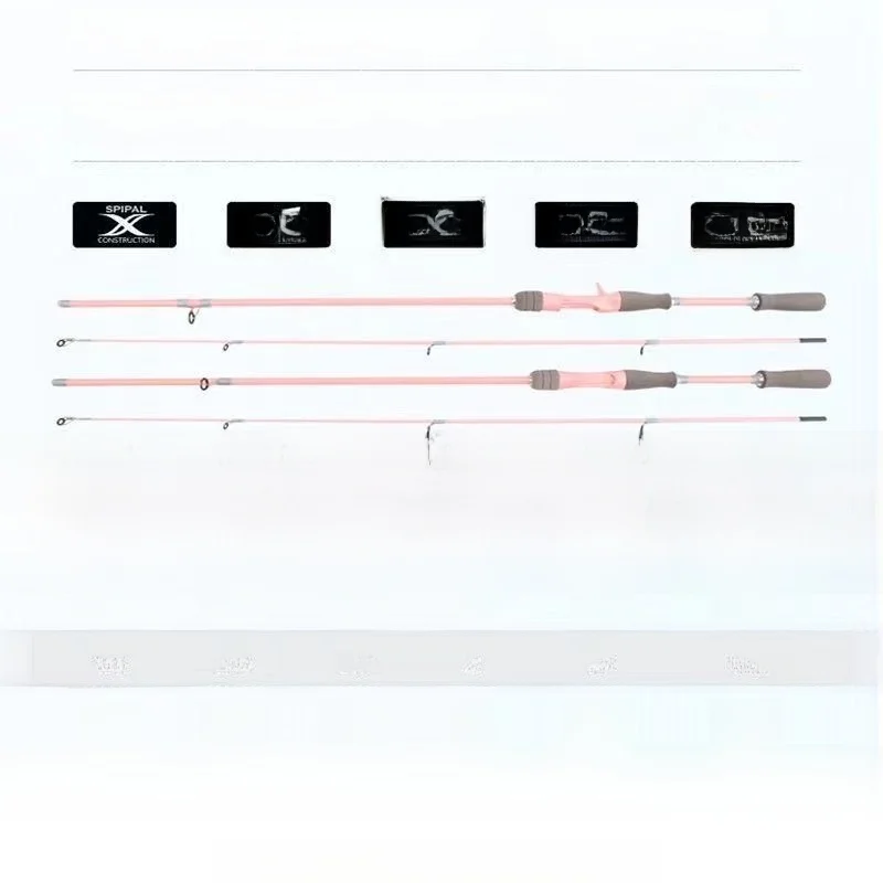 طقم صيد للمبتدئين، قصبة صيد روديا فائقة الصلابة من الكربون بألوان الماكارون، مجموعة كاملة لصيد الأسماك في البحيرات، قصبة صلبة... #2