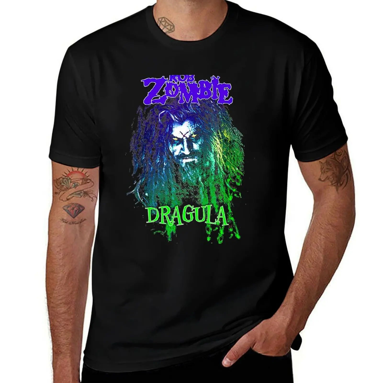Футболка Rob Zombie - Dragula, легкая футболка для тренировок в тренажерном зале