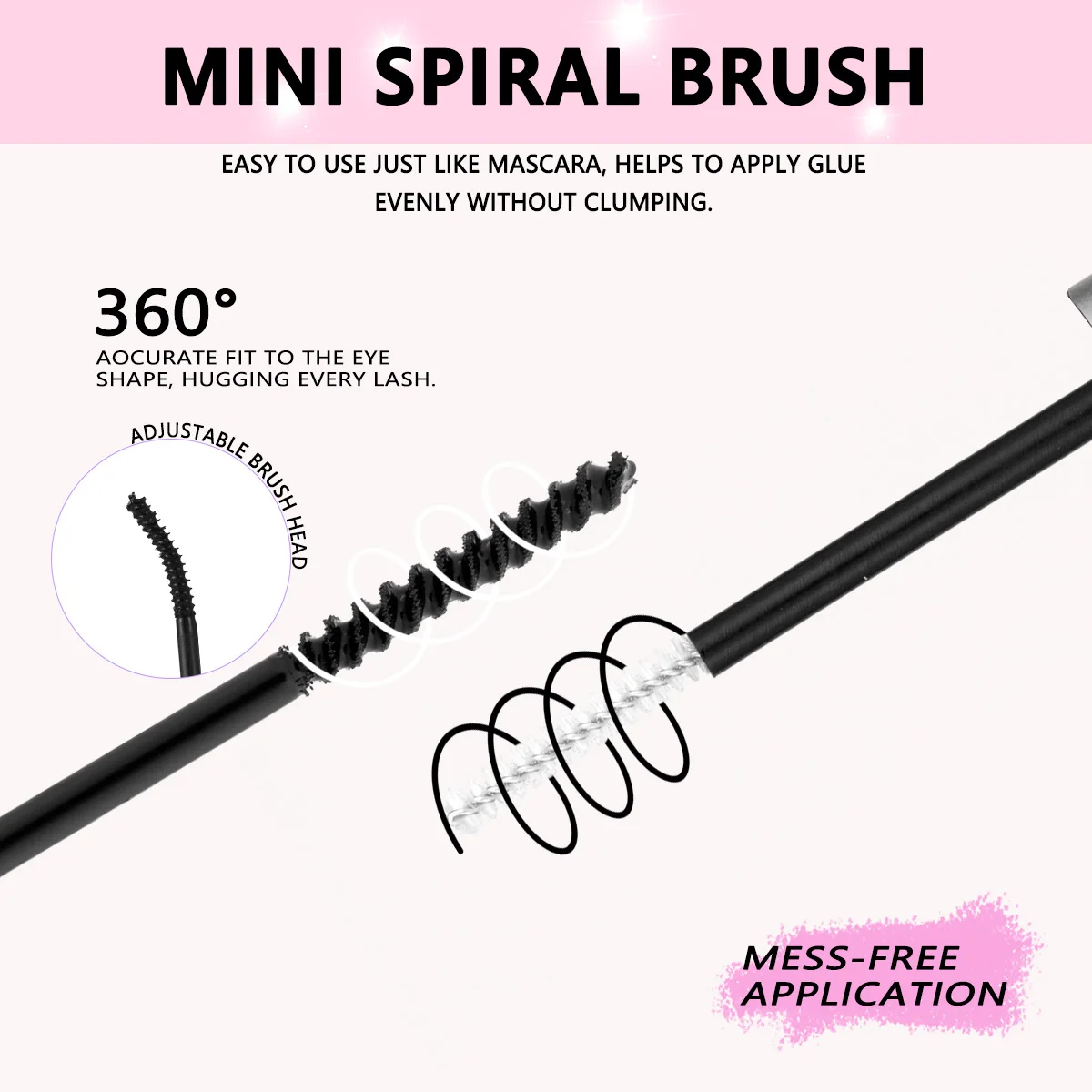 Lash Glue Bond and Seal 10ml Long Lasting Strong Hold Waterproof 2 in 1 Cluster Eyelash Glue for DIY Lash Extensions