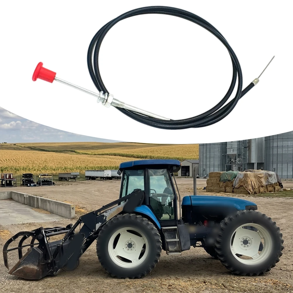 E5NN9C331EA Fuel Shut Cable Designed for Ford for tractor Models 2000 2600 3000 3600 to Maintain Engine Responsiveness