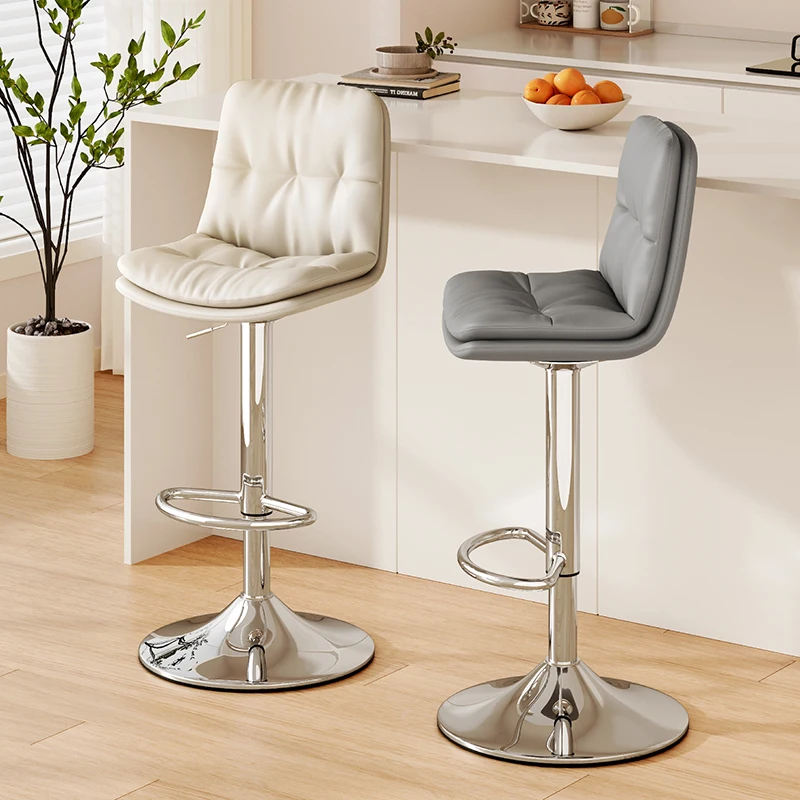 

Folding Barbers Narrow Bar Stool Counter Gold Leg Cashier Counter Beauty Bar Stool Square Home Sillas De Lujo Salon Chairs