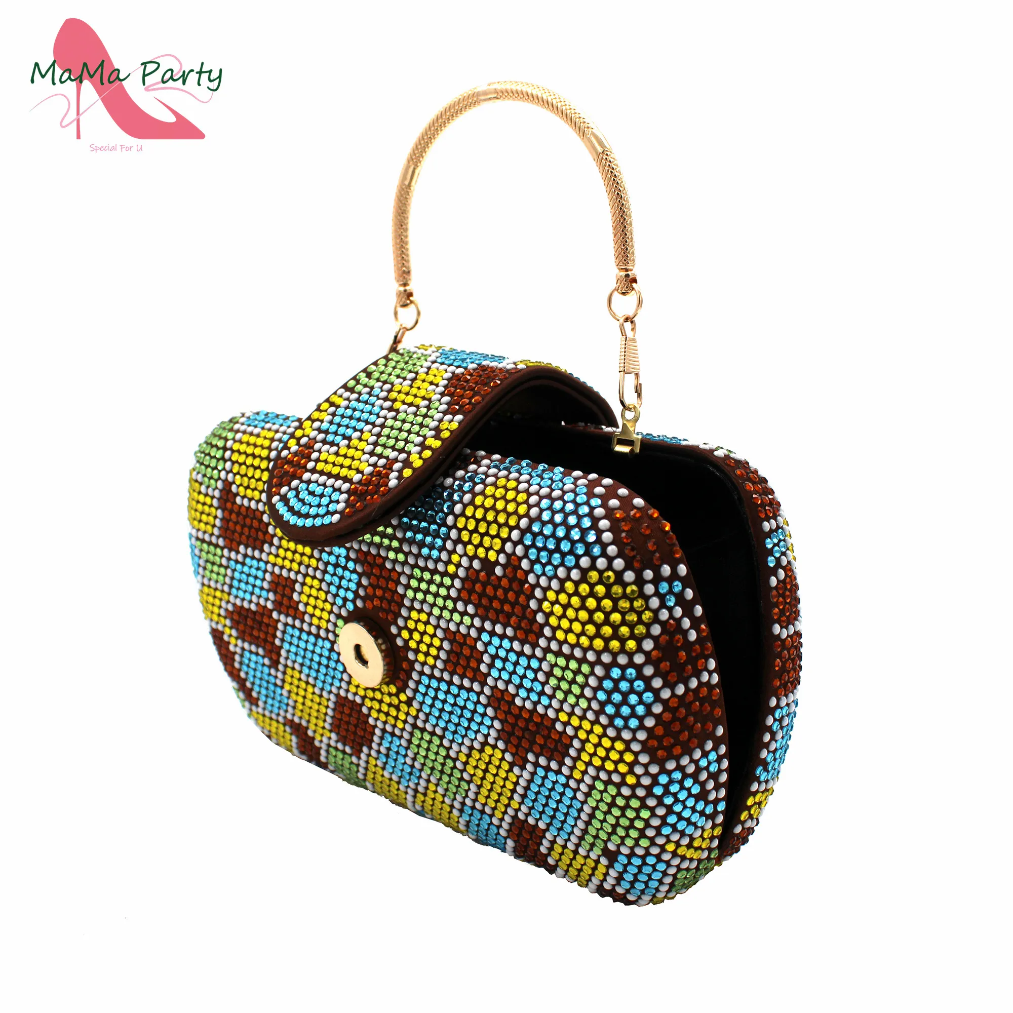 2023 New Autumn Design Italian Women Shoes and Bag to Match in Coffee Color High Quality Pumps for Wedding