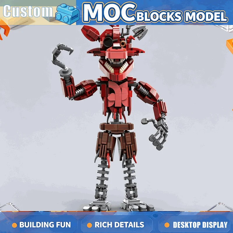 NEW 460PCS MOC Mechanical Fox Robot Figure Model Building Blocks DIY Assembly Creative Educational Toy Home Decor Collector Gift
