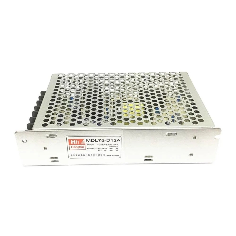 75W Dual-output Instrument Monitoring Power Module AC-DC Converter AC220V to DC12V 5A/-DC12V 1A Dual-output Power Supply