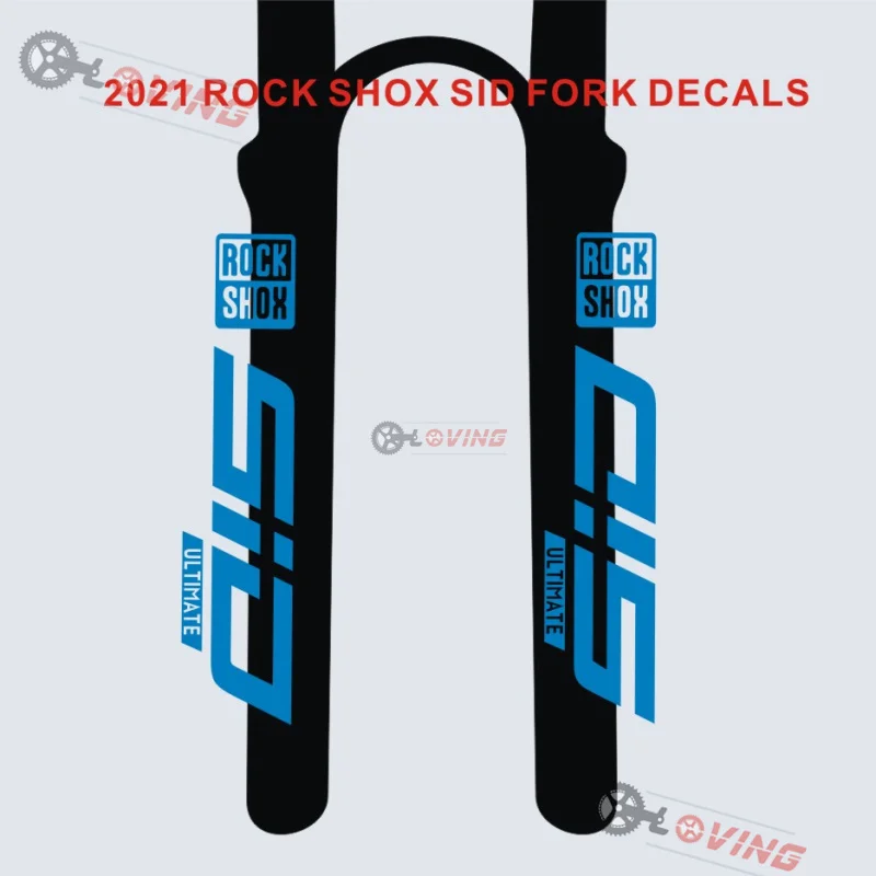 Rockshox Sid High Quality Waterproof Bestselling Front Fork Sticker Bike Mountain Bike Rockshox Mbb Fork Ultimate Sticker