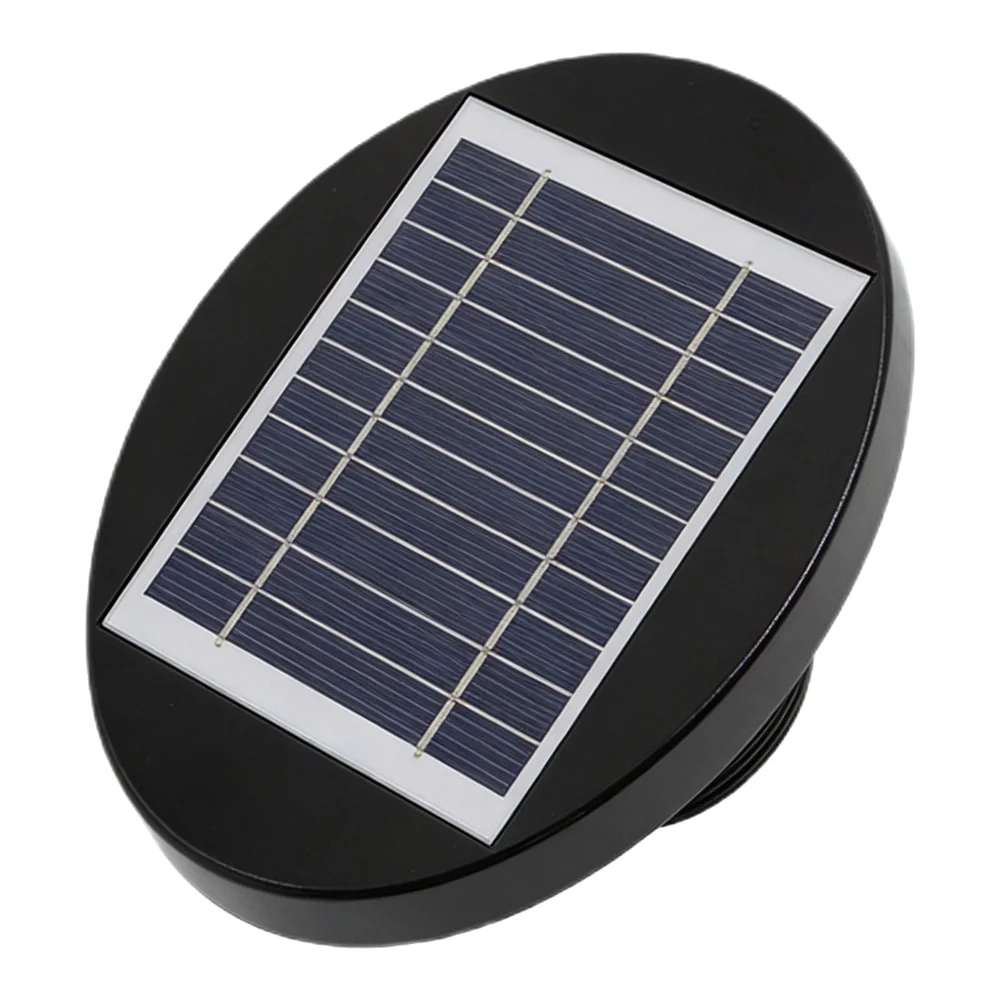 5V 2W Solar Powered Roof Fan Ventilator Loft Vent For Boat RV Greenhouse Garden Sheds Roofs Mobile Toilets Solar Exhaust Fan