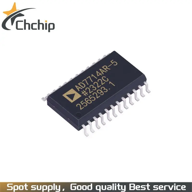 

AD7714ARZ-5 SOIC-24-300mil Analog-to-digital converter - ADC CMOS, 3V/5V, 500 A, 24-Bit Sigma-Delta, Signal Conditioning ADC