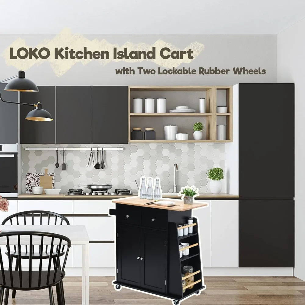 Thumbnail 3 - #6 Latest Rolling Kitchen Islands Offers