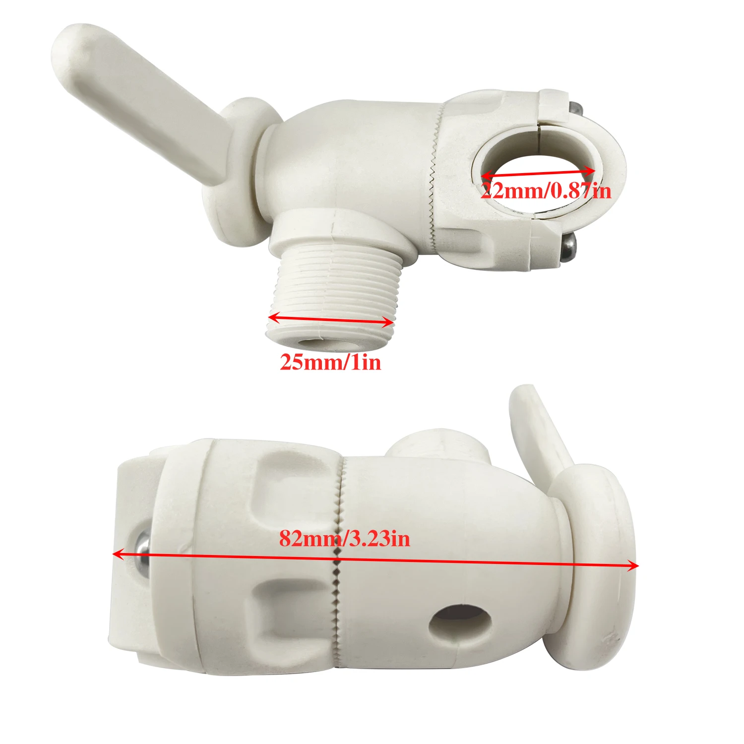

STLF Hot Sale White Antenna Base Nylon Adjustable Yacht Boat Accessories