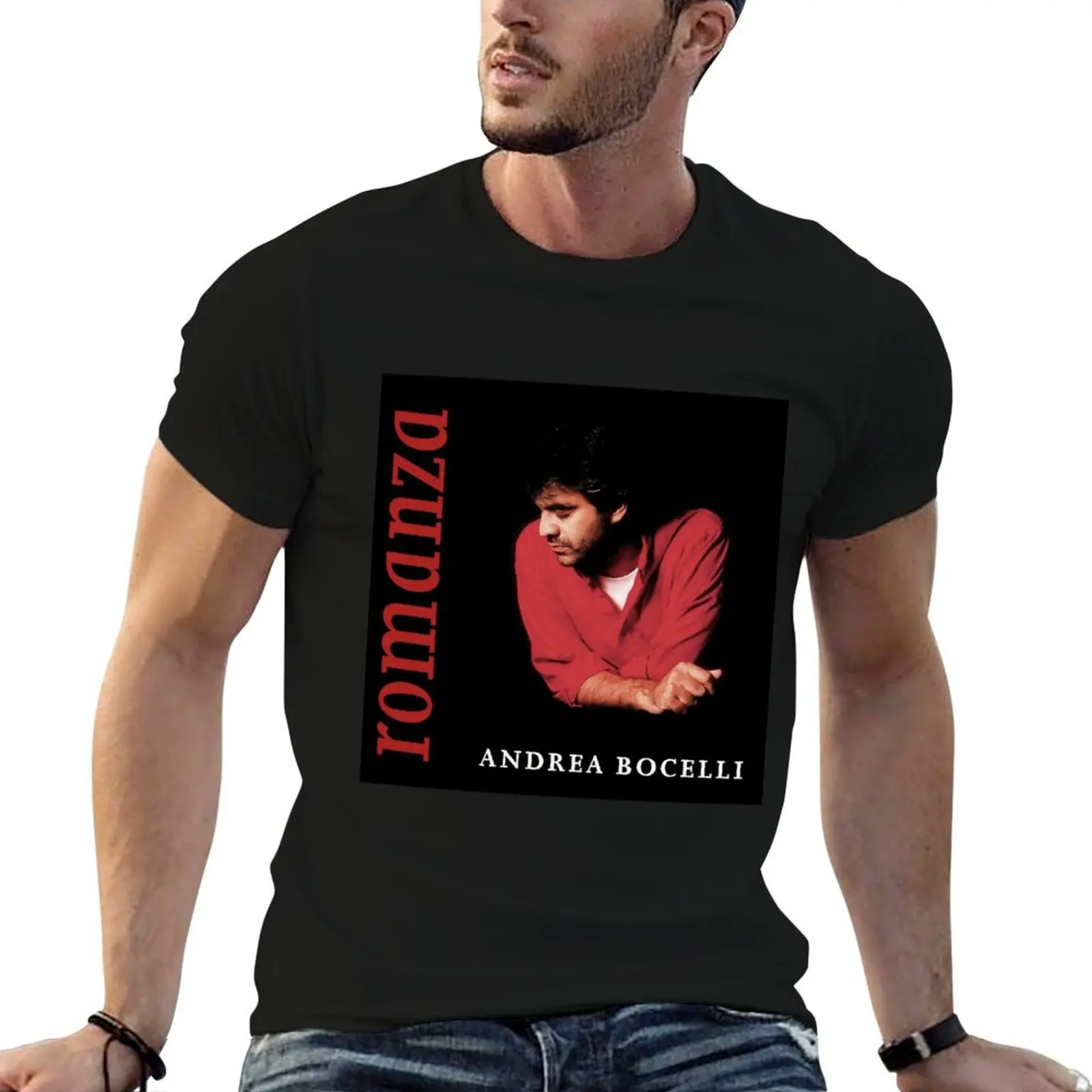 Romanza by Andrea Bocelli T-Shirt cute clothes graphic tee shirt men workout shirt
