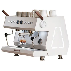 Coffee Machine Gemilai CRM3211 Italian Double Head Three in One Commercial Household Professional Semi-Automatic Coffee Machine