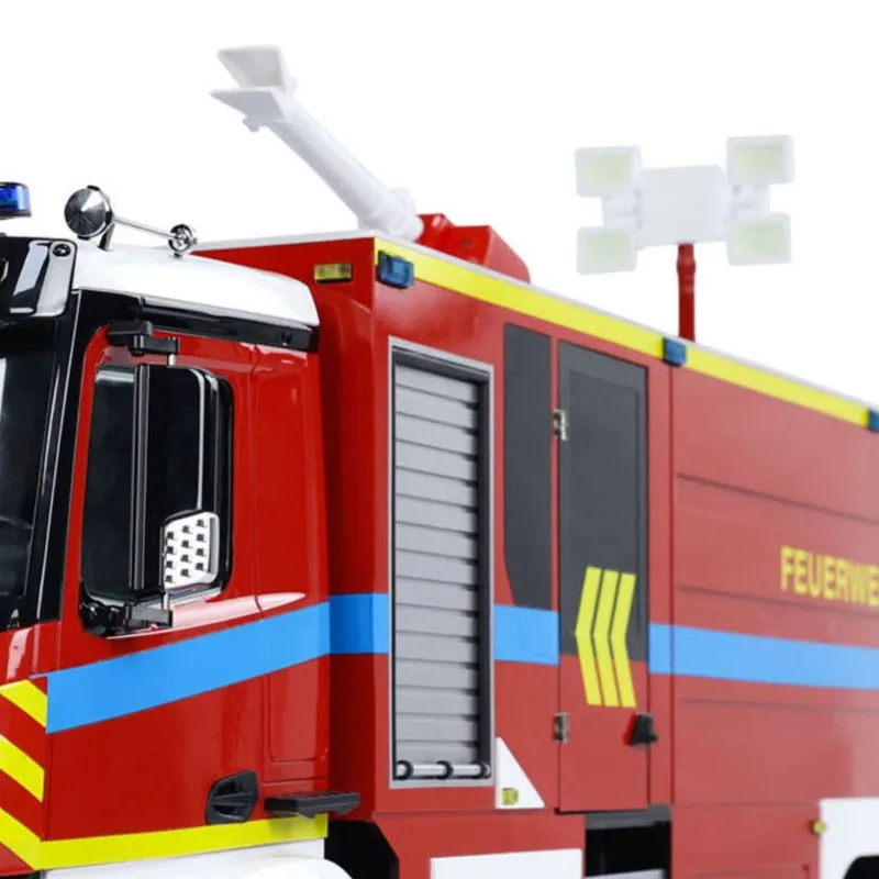 

RC Fire Fighting Truck 1/14 8x4 Metal Chassis Radio Control Fire Car Light Sound Remoted Painted Finished Cars Vehicle TH24131