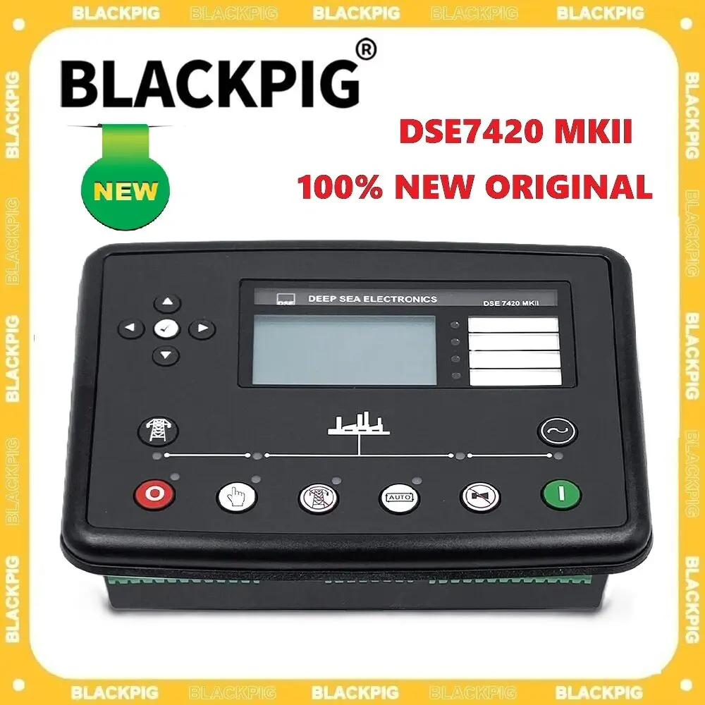 

Оригинальный британский генератор DSE7420 MKII, контроллер AMF, модуль управления неисправностью автоматического источника питания с USB-портами RS232 RS485 Ethernet
