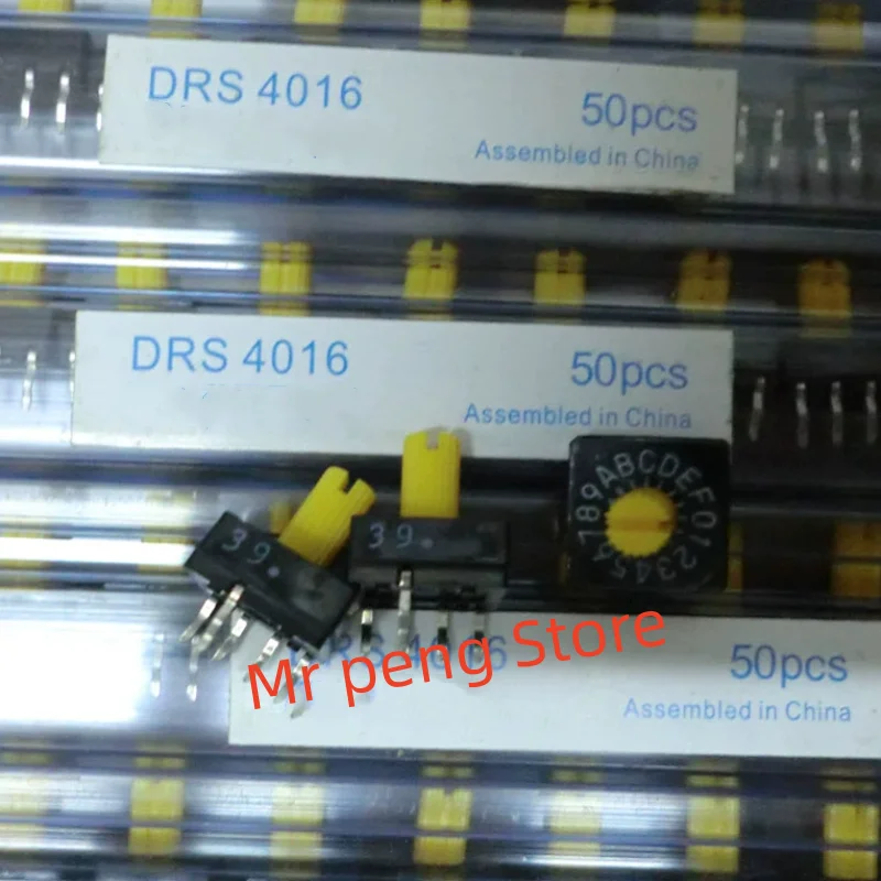

5pcs DRS4016 rotary encoding switch 0-F with 16 bit rotary dial code switch