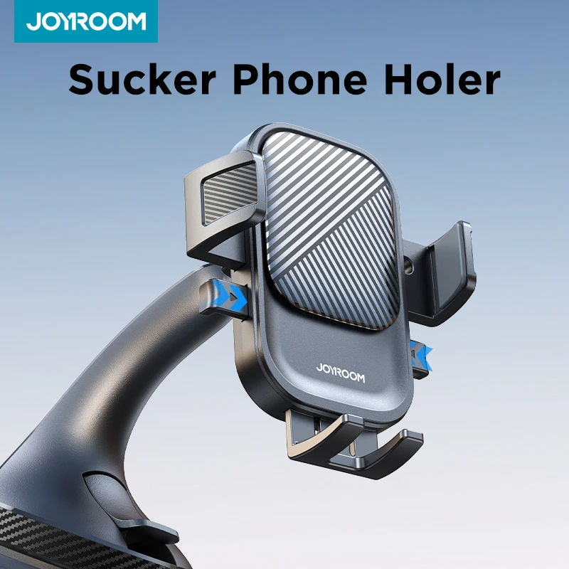 Joyroom Universal Phone Holder Mount for Car Strong Suction Hands-Free Cell Phone Mounts for Dashboard/Windshield 360° Rotation