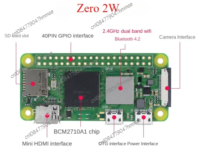 

Zero2W макетная плата Zero2W/W/2W, основная плата Python, обучающий комплект (основная плата Zero2W)