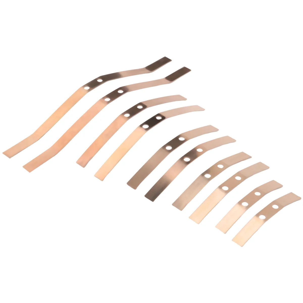 2 pares de suspensão de molas de folha de absorção de choque de aço para WPL B14 B24 B16 B36 1/16 RC Truck Car Parts Acessórios, B