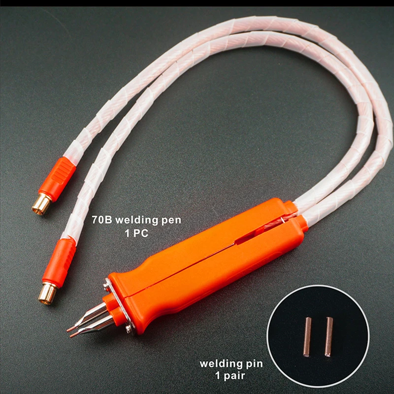 SUNKKO HB-70BN Battery Spot Welder Pen Adjustable Universal Welding Pen for Lithium 18650 Battery Pack with 2Pcs O/U Connectors