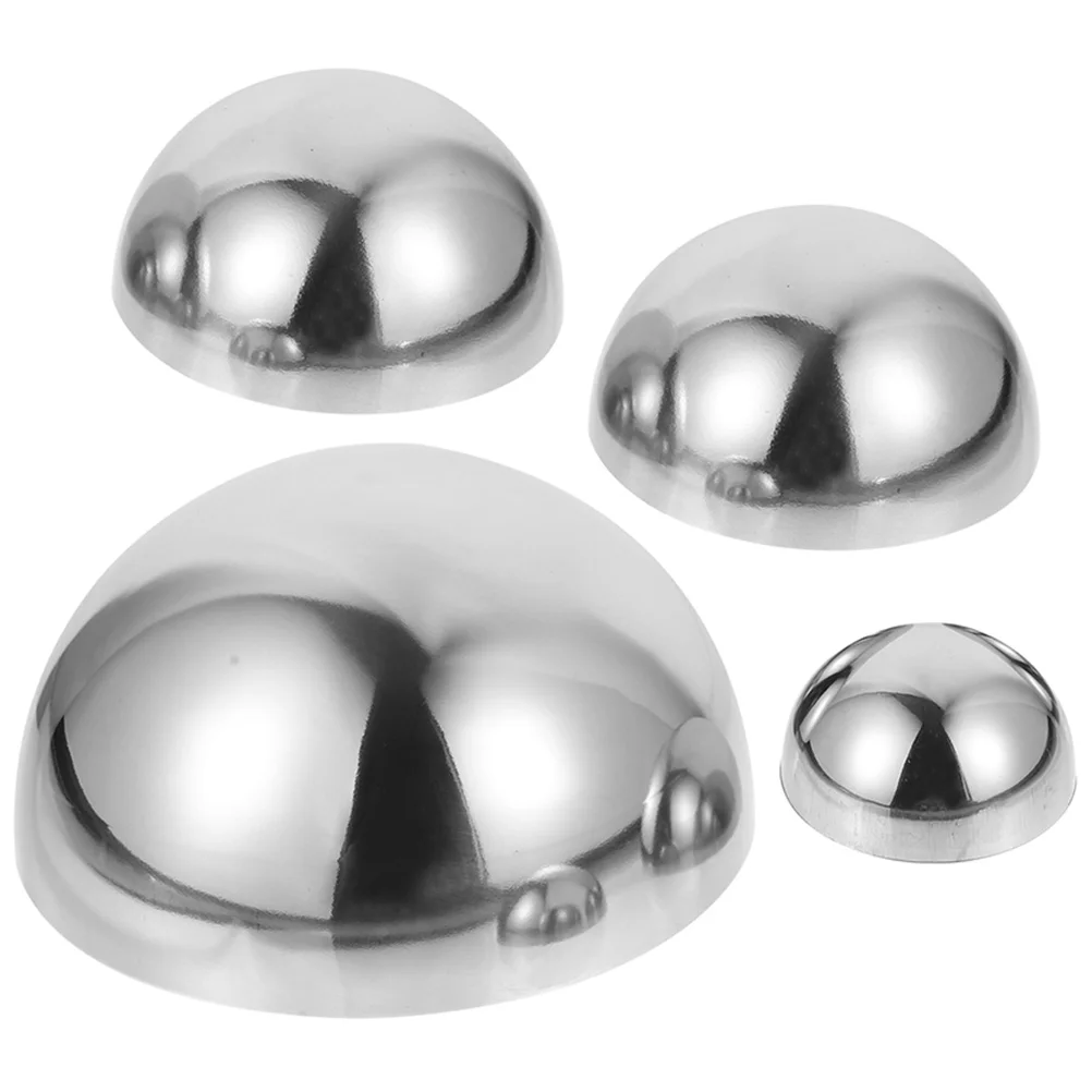 4 Pcs Garden Reflector Mirror Spheres Decorative Ball Garden Spheres Hollow Reflection Surface Globe