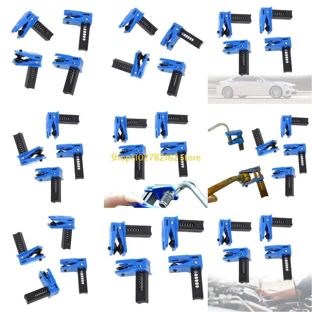 

547B 4Pcs Car Hose Tube Clamp Pliers Tool Brake Fuels Water Line Clamp Pliers