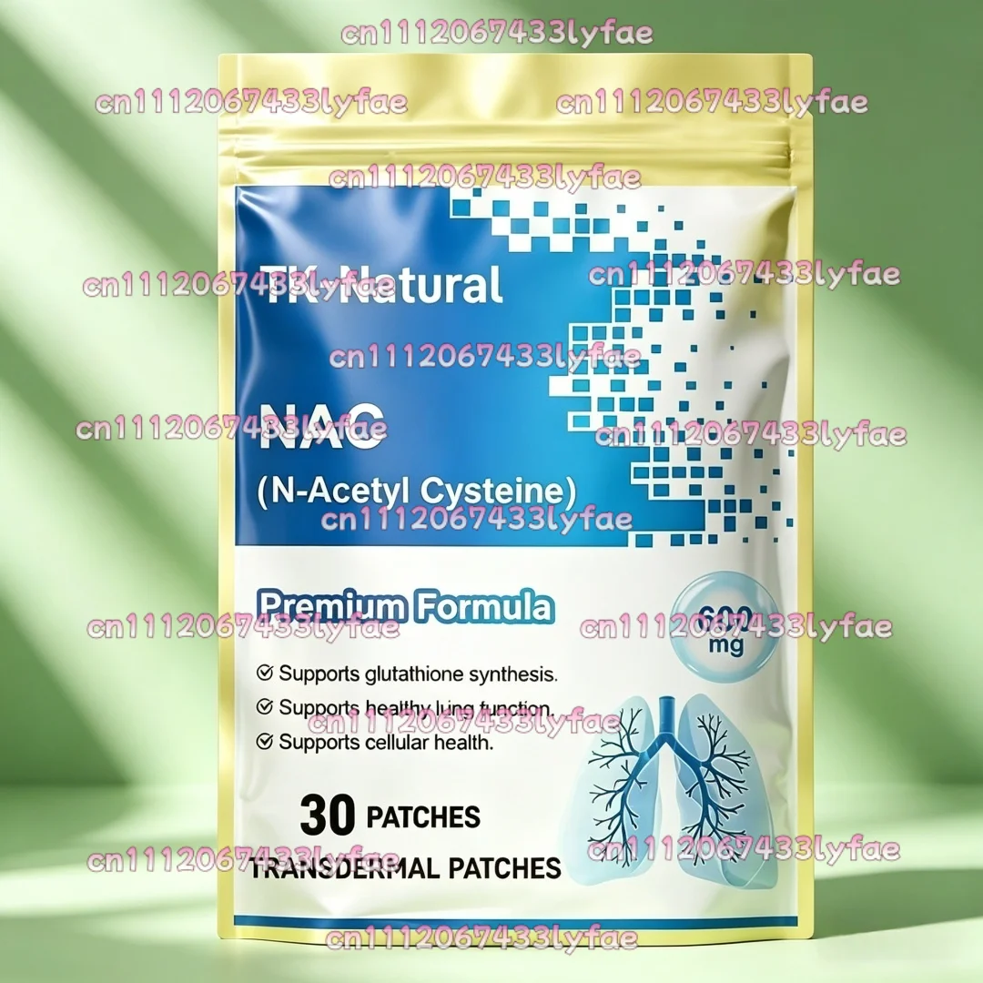 30 Patches N-Acetyl L-Cysteine ( NAC) Transdermal Patches - Antioxidant, Immune Support