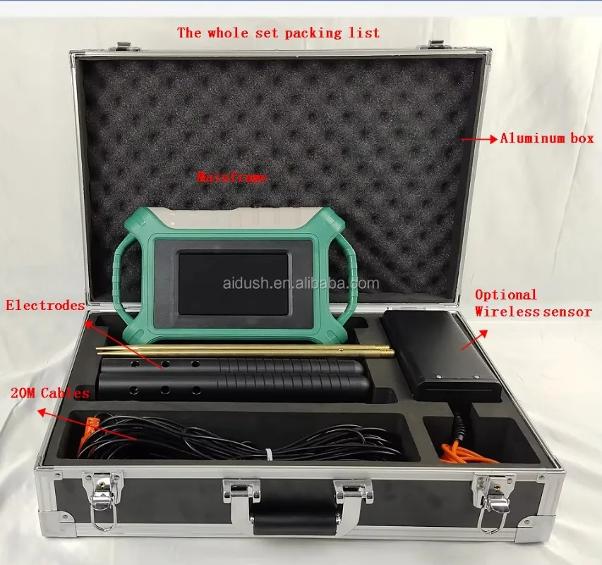 ADMT-500AX 60M 100M 200M 300M 400M 500M Depth 3D Touch Screen Metal Detector /gold Gem Detector/Mineral Detector