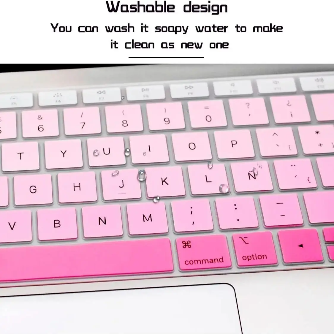 Spanish Keyboard Cover for MacBook Air 13.6 15.3 inch A2681 A2941 A2337 M3 M2 M1 Pro14\