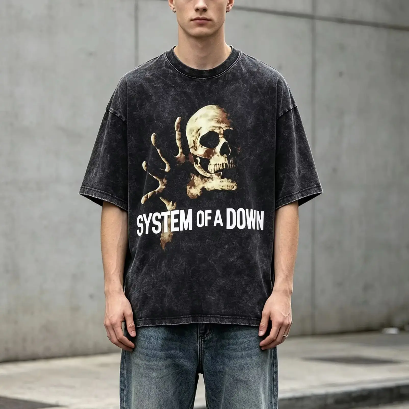 System Of A Down Toxicity Album Casual Rock Summer Metal Women's Tshirt Unisex Tee Top Men's Cotton Short Sleeve Washed T Shirt