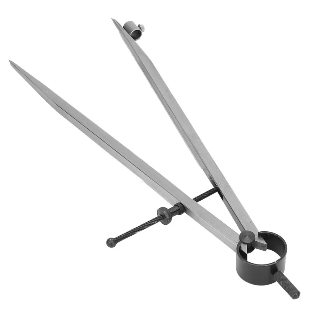 300mm Size Wing Divider Compass Spring Wing Design Pencil Holder Drafting Compass Tool Carbon steel 0.27 Inch Thickness
