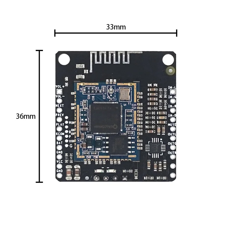 QCC3031 APTXHD Audio AUX lossless Music Hifi Bluetooth 5.0 Receiving Board TPA6132A2 Car Audio Amplifier Board Receiver Module