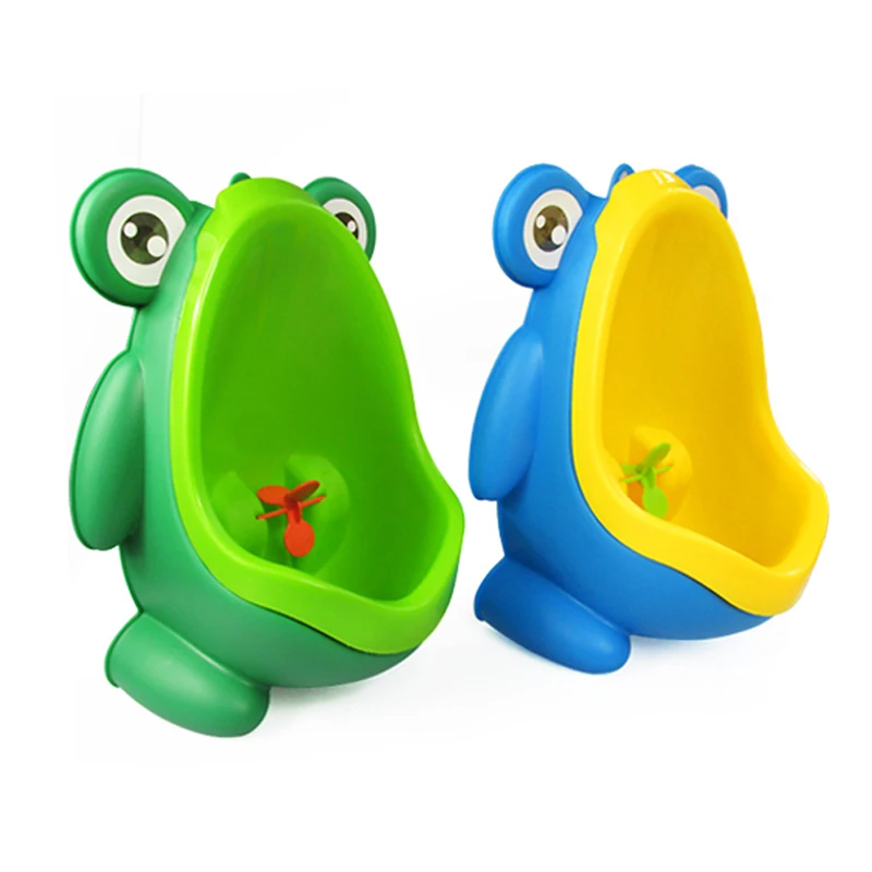 Cute Frog Baby Boy Potty Toilet Urinal Kids Travel Potty Training Frog Children Stand Vertical Pee Infant Toddler Wall-Mounted