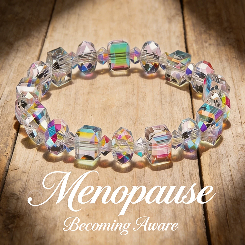 1pc Menopausal Awareness Bracelet - Colorful Beaded Elastic Bracelet, Ideal Gift for Self Care,Support,and Awareness Enhancement