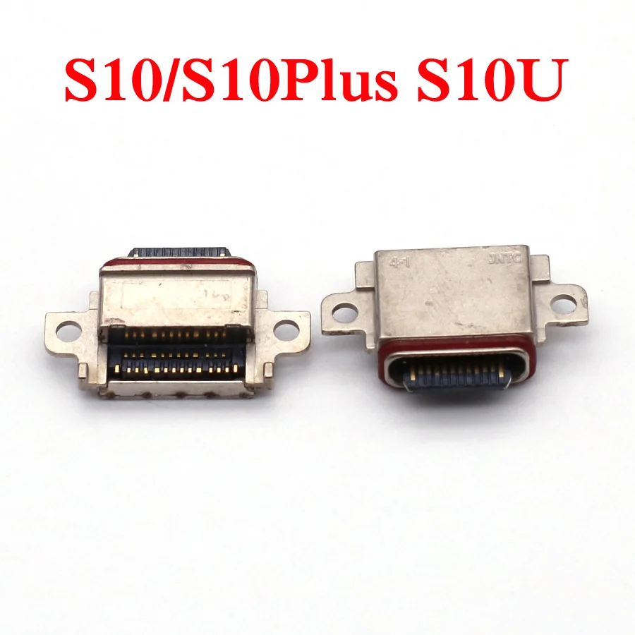 10 قطعة لسامسونج S23 S24 الترا S22 S21 S20 S10 زائد A55 A35 A25 A15 A24 A34 A33 A52 A72 A73 USB شحن ميناء موصل