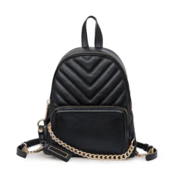 Luxury women's Leather Backpack Girls Casual Day Bag Black Vintage backpack School bag Girls Backpack