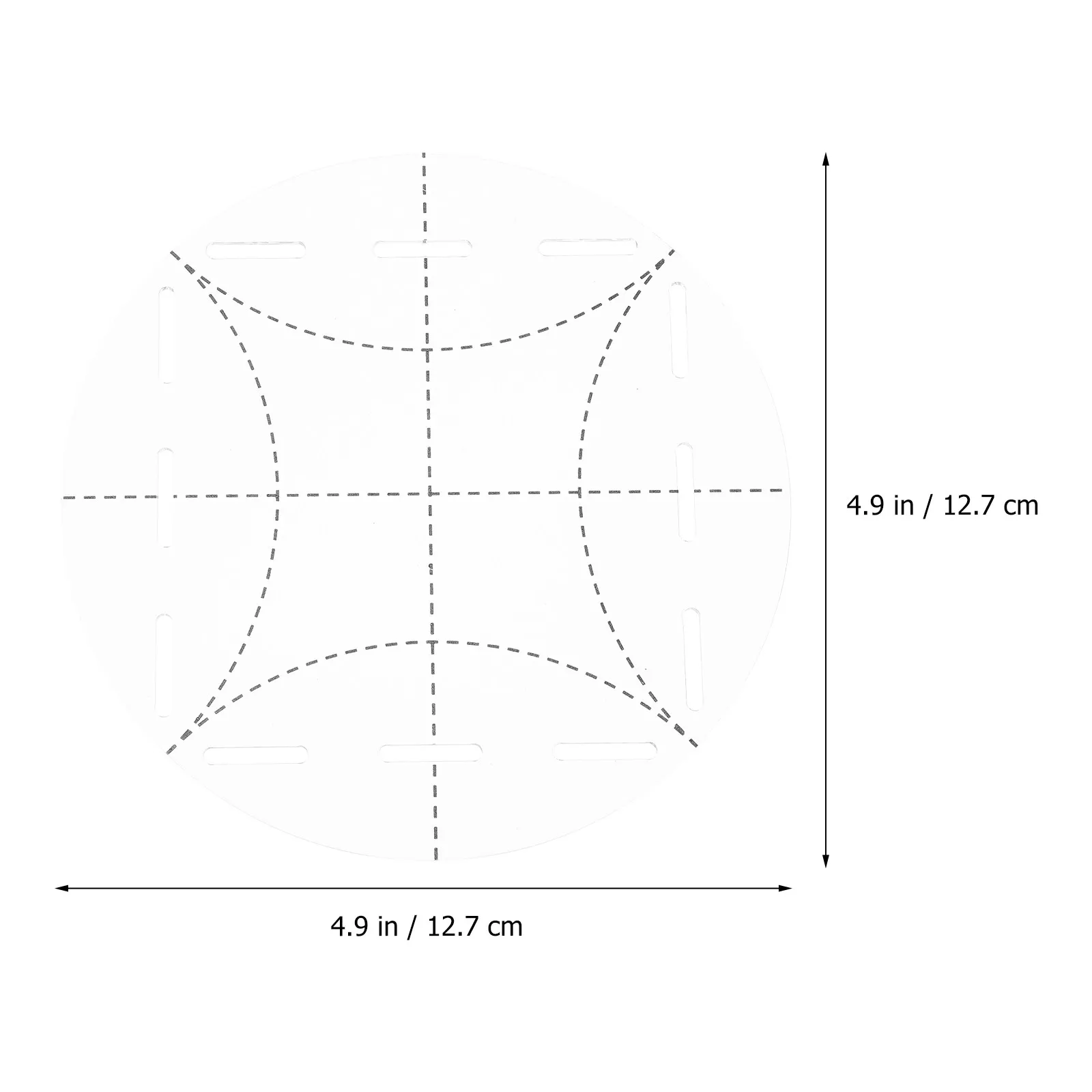 Sturdy Acrylic Quilting Ruler Seamless Quilting Template for Fabric Cutting Sewing Patchwork DIY Crafts Portable Home Craft Tool view 6