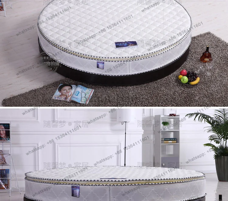 Pillow Top King Size Bed Bonnell Spring Round Mattress - view 6