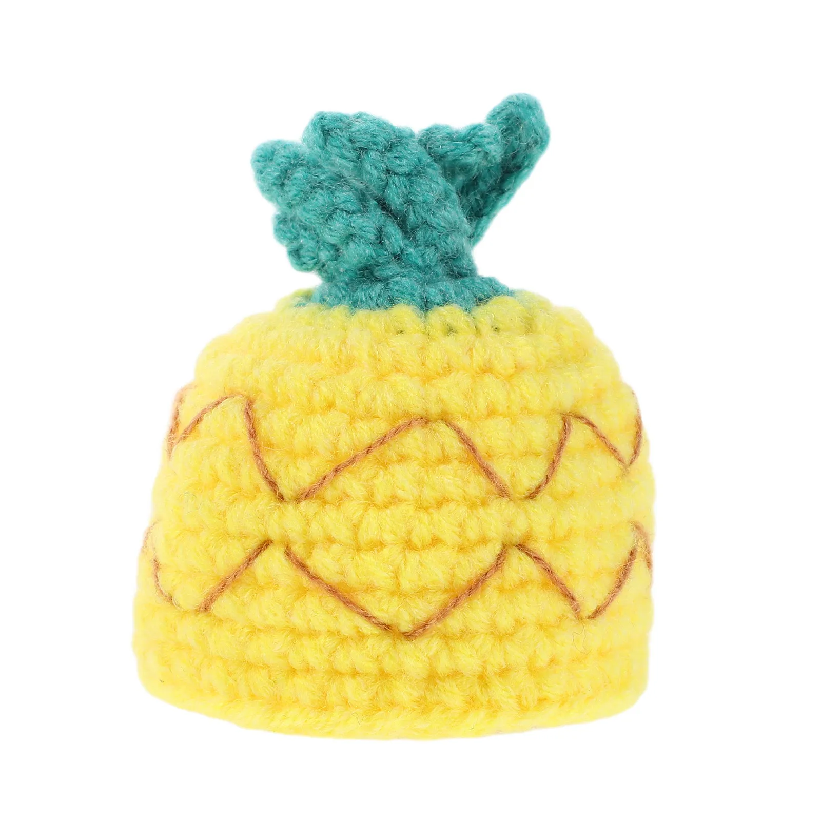 Adorable Gorro de Ganchillo con Forma de Plátano para Conservar la Frescura, Mini Fruta, Decoración de Cocina, Accesorio para Fiestas, Gorro de Disfraz de Ganchillo, Vino