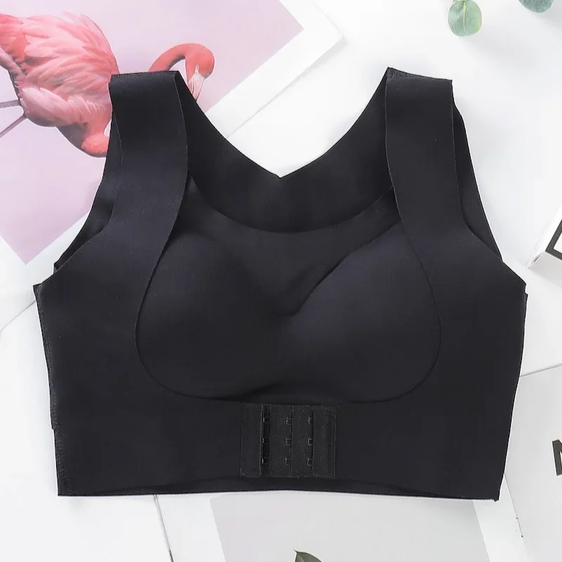 Bra For Women Posture Corrector Seamless Push Up Shockproof Sports Support Fitness Vest Underwear Corset Back Bralette