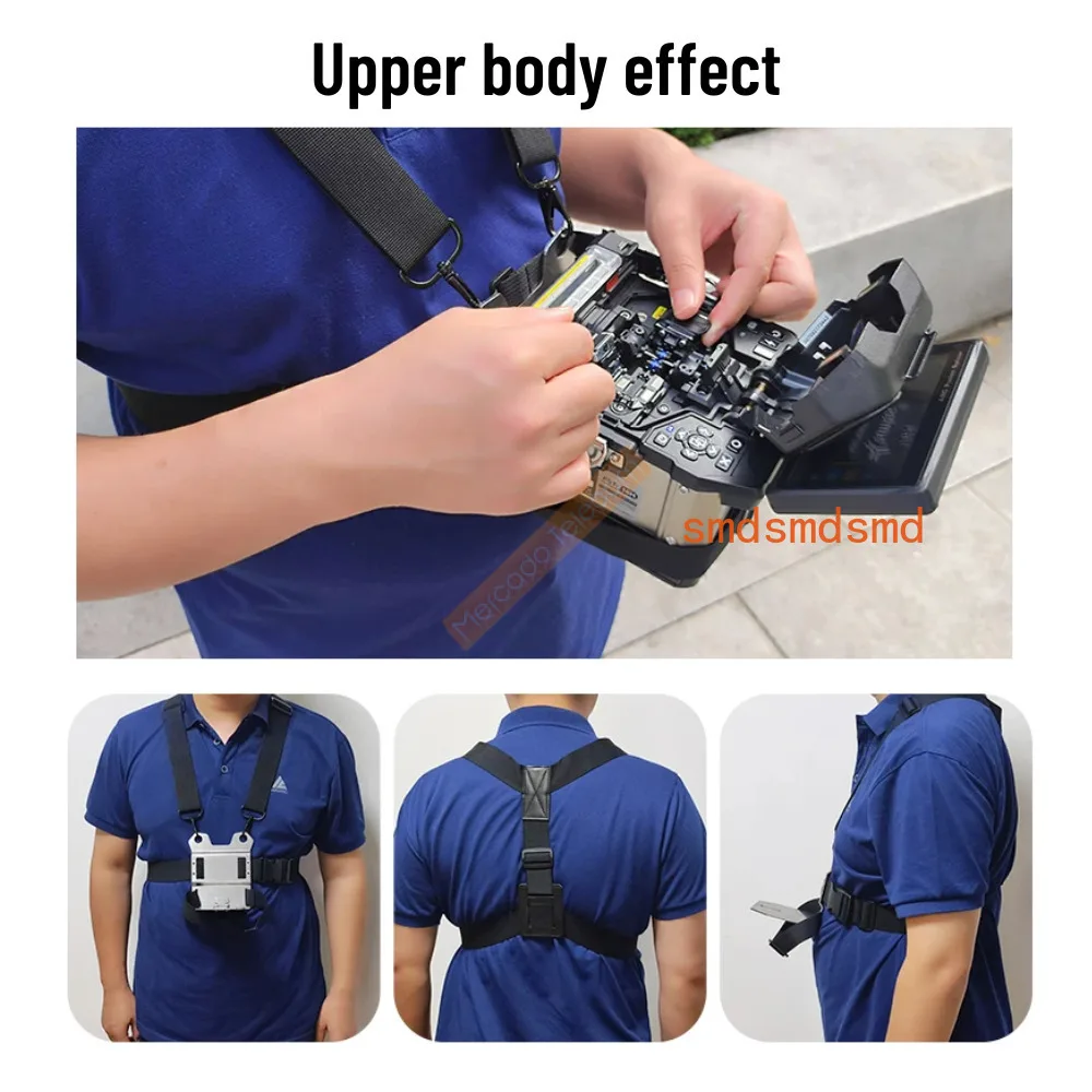 Splicer Adjustable Anti-Fall Bracket & Belt High-Altitude Fusion Construction Work Welding Hine Protect Chest Strap
