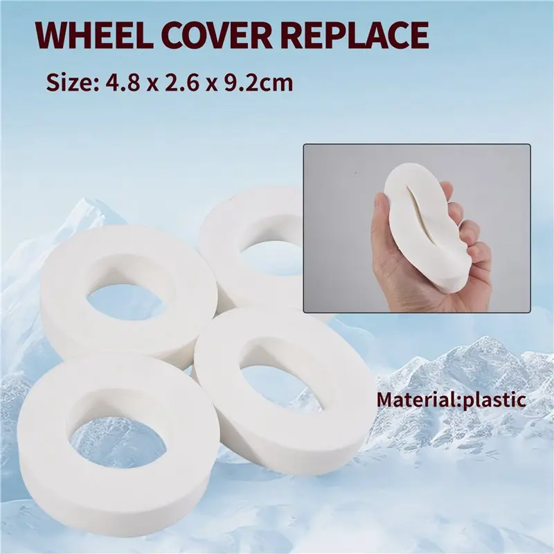 

4Pcs Climbing Ring For Dolphin 6101611-R4, M200 M400 M500 Swimming Pool Robot Wheel Cover Spare Parts Multi-Purpose