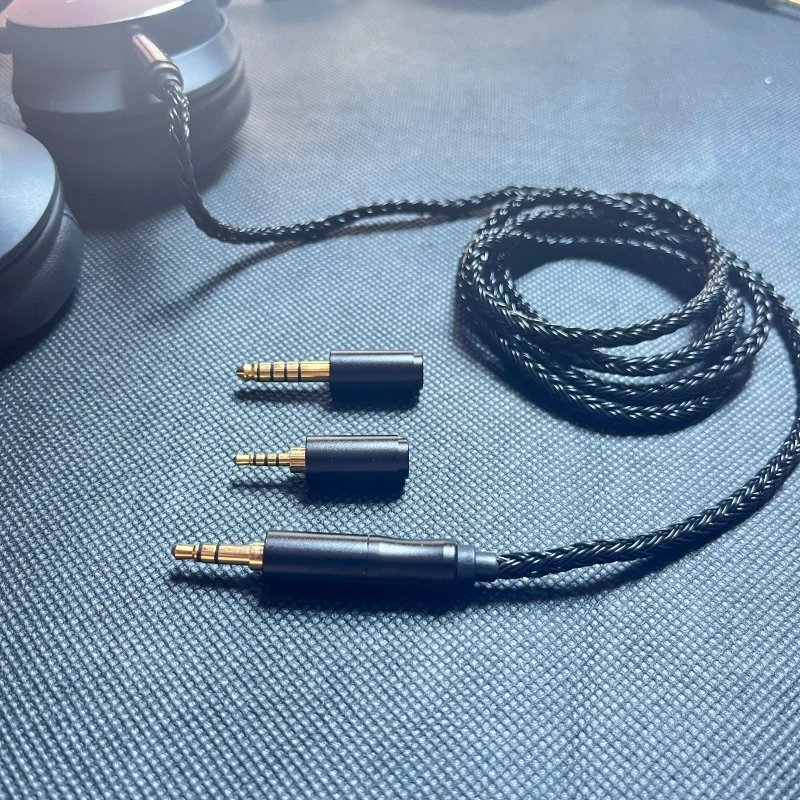 XSL single crystal copper silver plated upgrade wire connection balance wire suitable for SONY MDR-1A 1000XM3 XM4 XM5 MSR5 MSR7