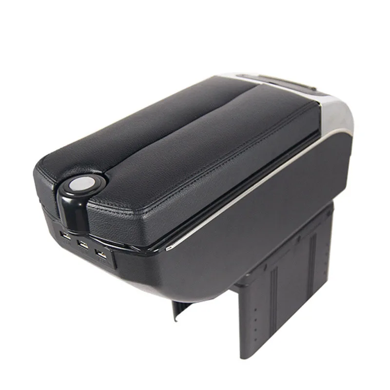 

Universal GEELY Central Armrest Storage Box Center Console Organizer Containers Car Accessories Central USB Charging Armrest Box